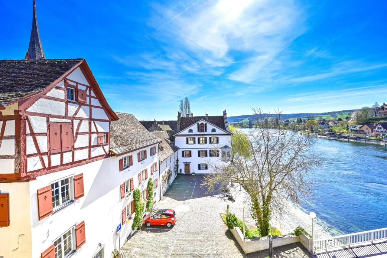 Hotel Rheinfels Stein Am Rhein Exteriör bild